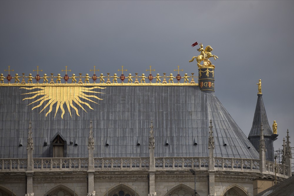 Photo de la toiture de la Cathédrale